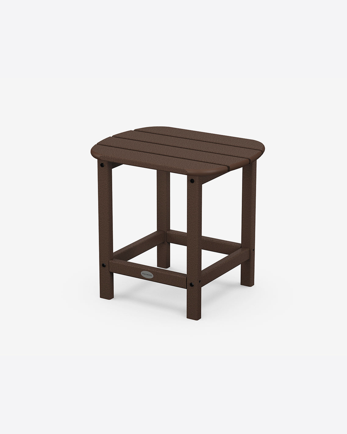 Draper James Mahogany South Beach 18" Side Table in Coral