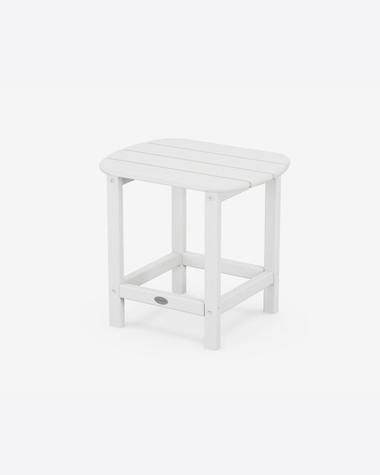 Draper James White South Beach 18" Side Table in Sage