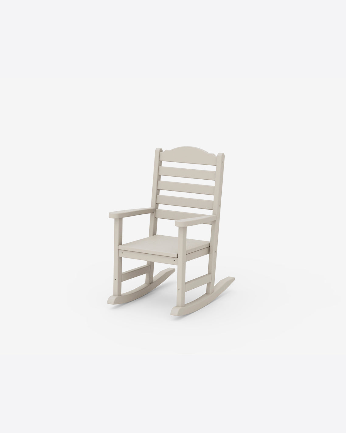 Draper James Sand Savannah Kids Rocking Chair in Natural