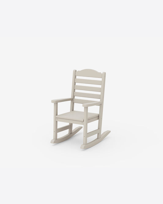 Draper James Sand Savannah Kids Rocking Chair in Natural