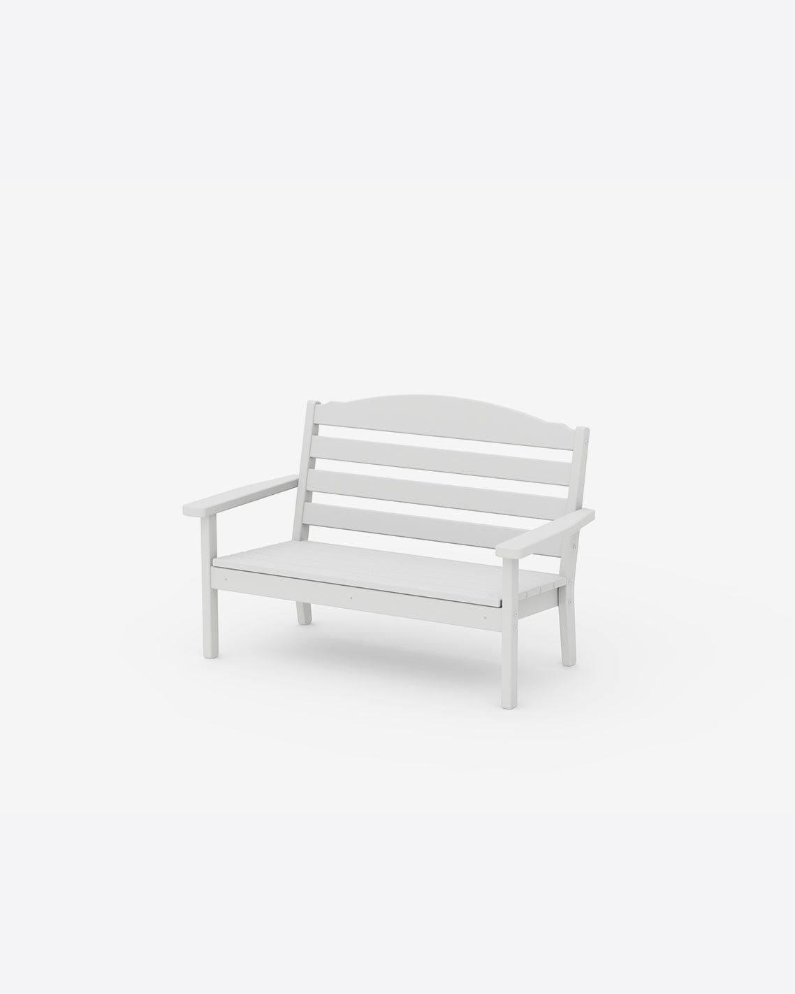 Draper James White Savannah Kids Bench in Pink