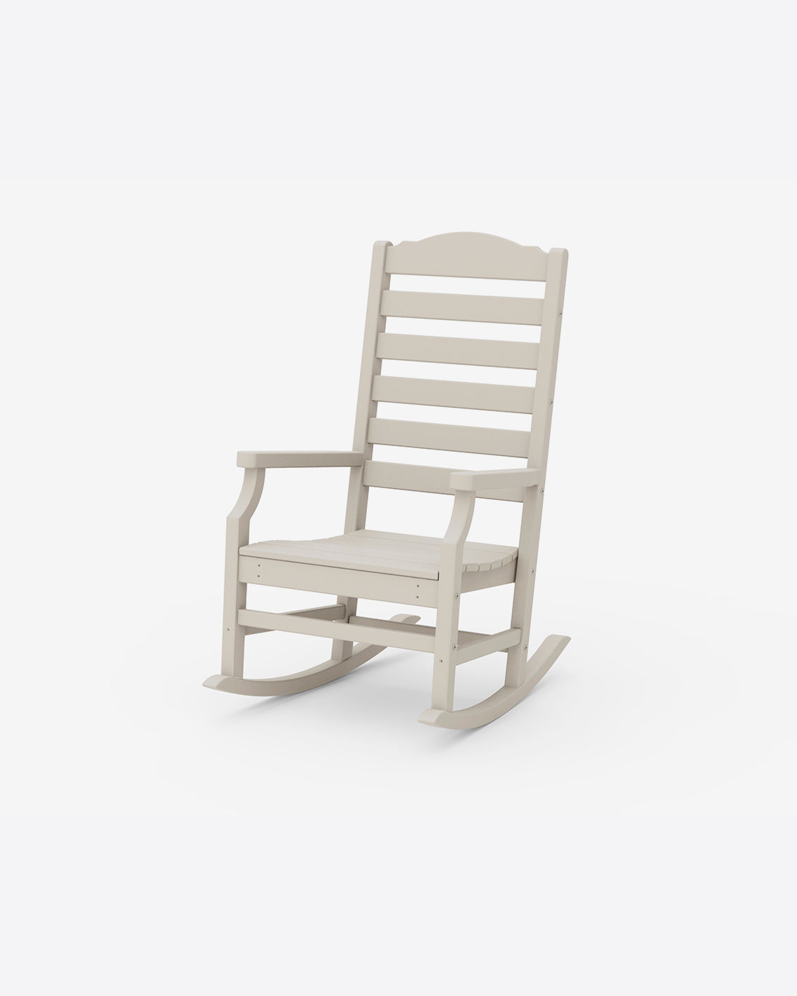 Draper James Sand Savannah Rocking Chair in Natural