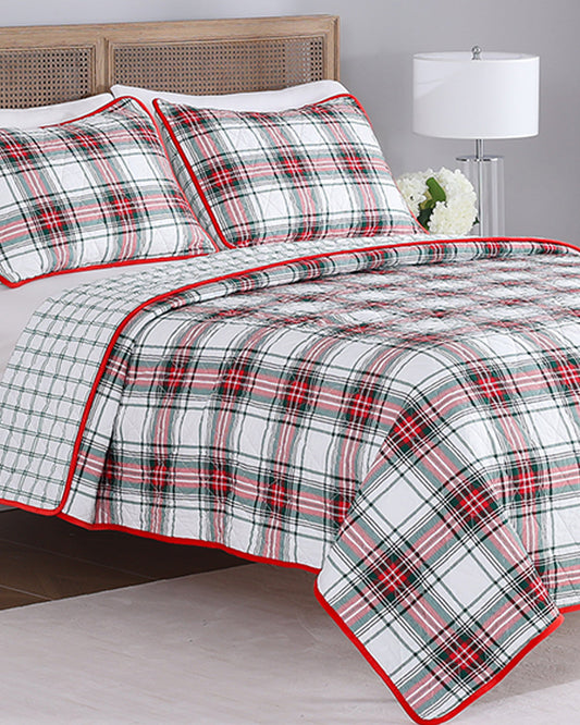 Draper James  Holiday Plaid Quilt | Cotton Bedding by Draper James
