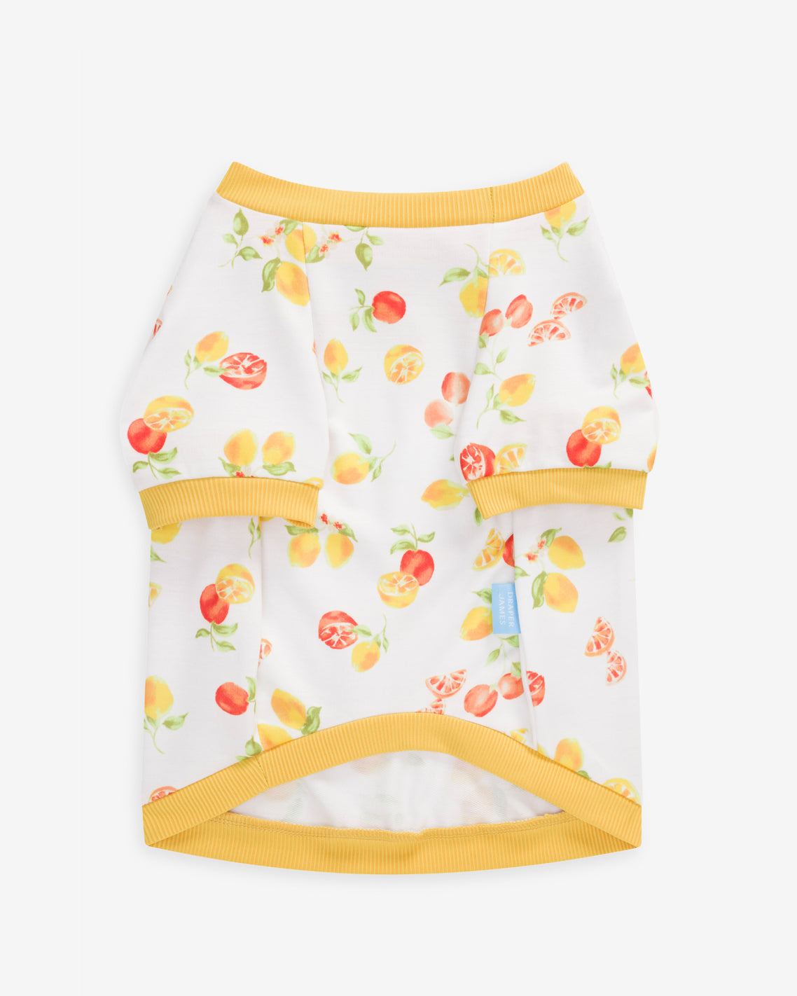 Draper James Magnolia White Multi White Watercolor Citrus Sweatshirt