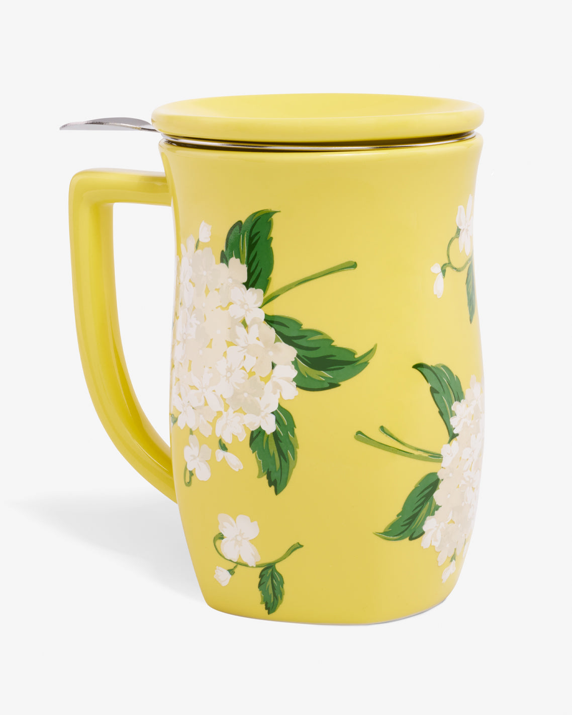 Draper James Multicolor Hydrangea Fiore Steeping Cup with Infuser