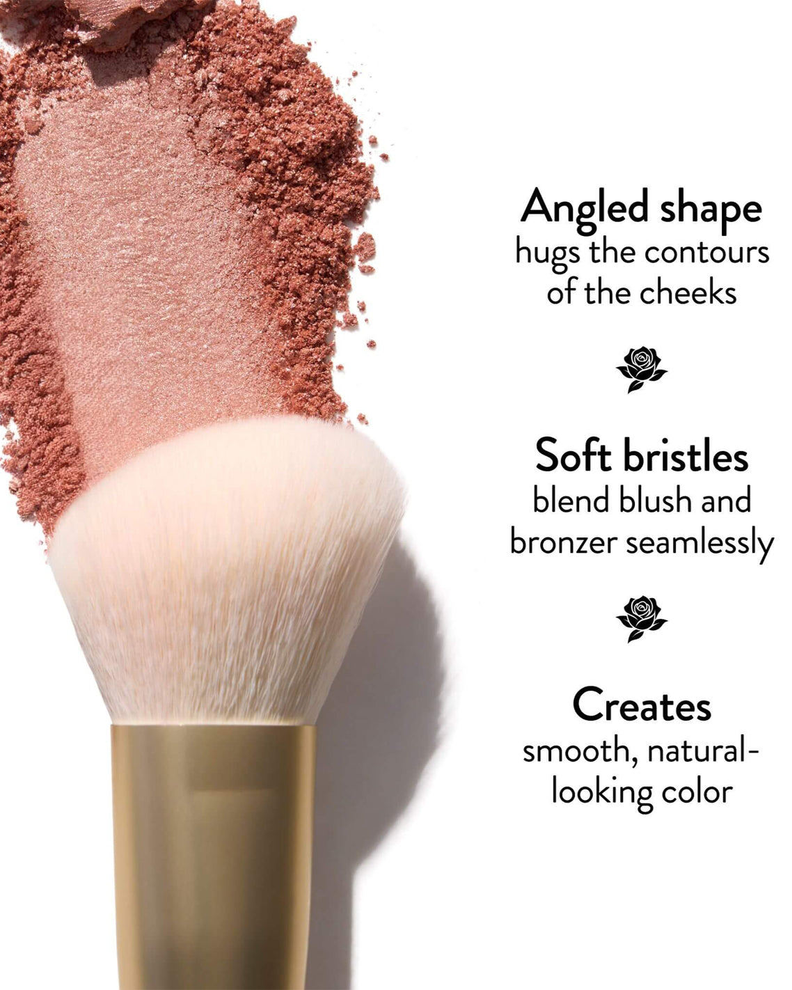 Draper James Multicolor Draper James x Laura Geller Angled Blush Brush