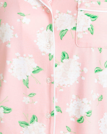 Draper James Pink Multi Sara Pajama Set in Hydrangeas