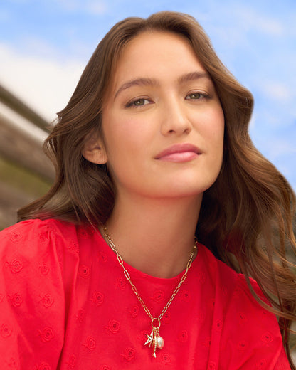 Draper James Gold Charm Necklace