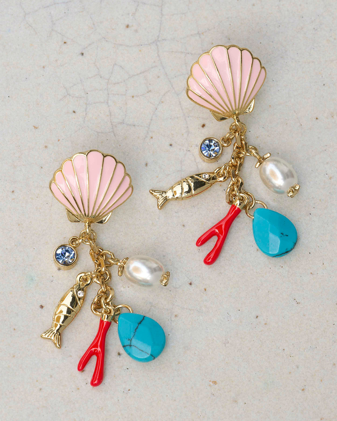 Draper James Multicolor Charm Studs