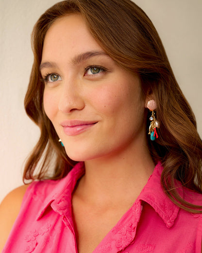 Draper James Multicolor Charm Studs