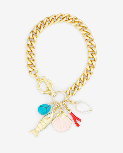 Draper James Multicolor Charm Bracelet