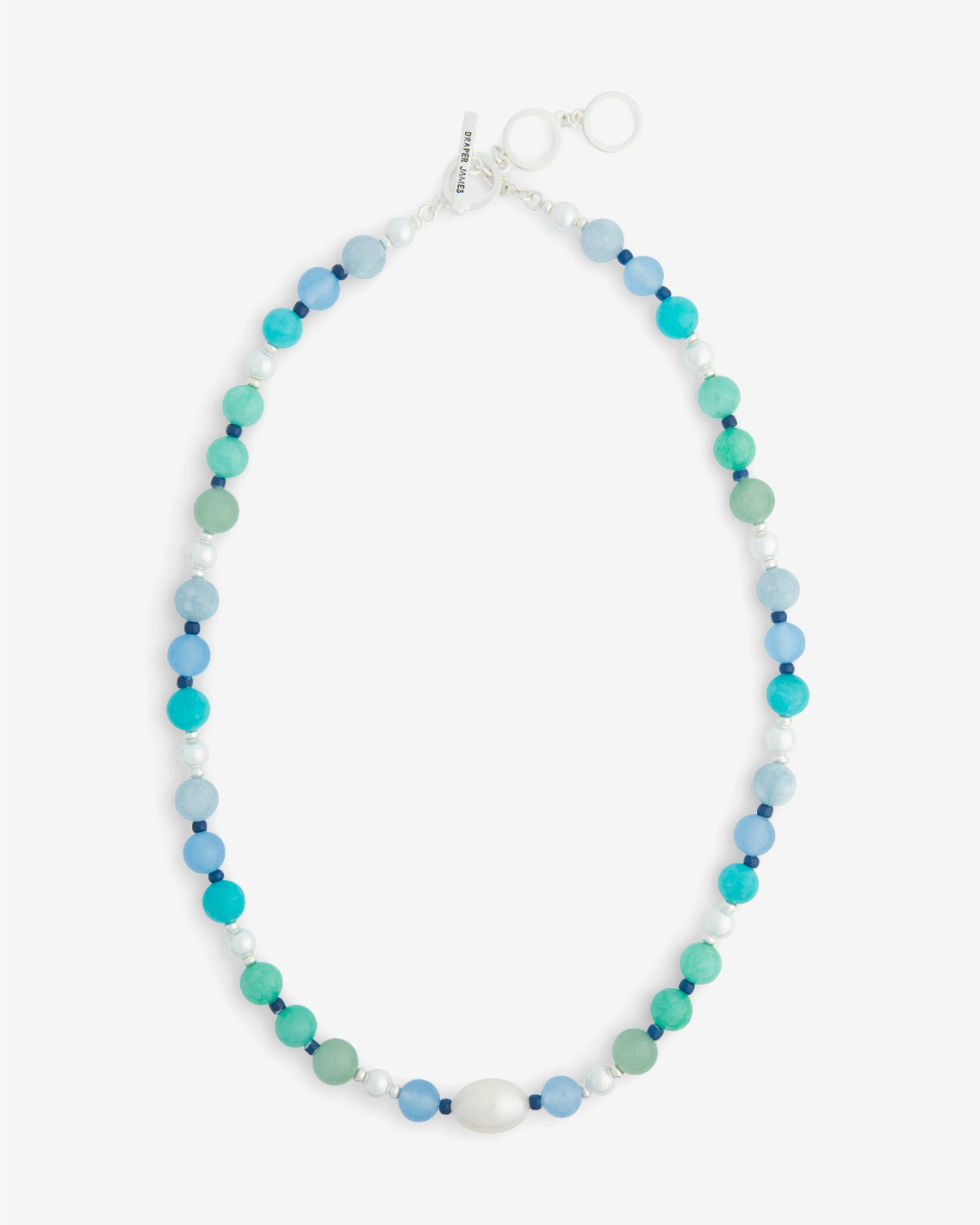 Draper James Blue Multi Ocean Necklace