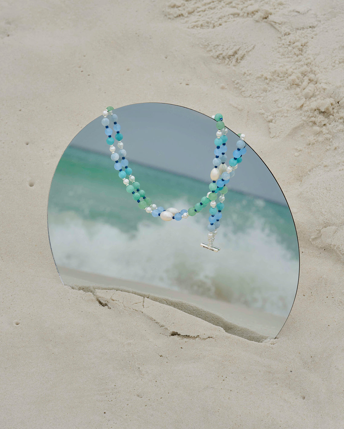 Draper James Blue Multi Ocean Necklace