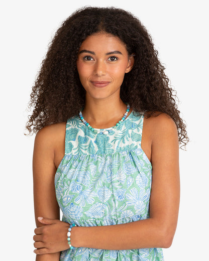 Draper James Blue Multi Ocean Necklace