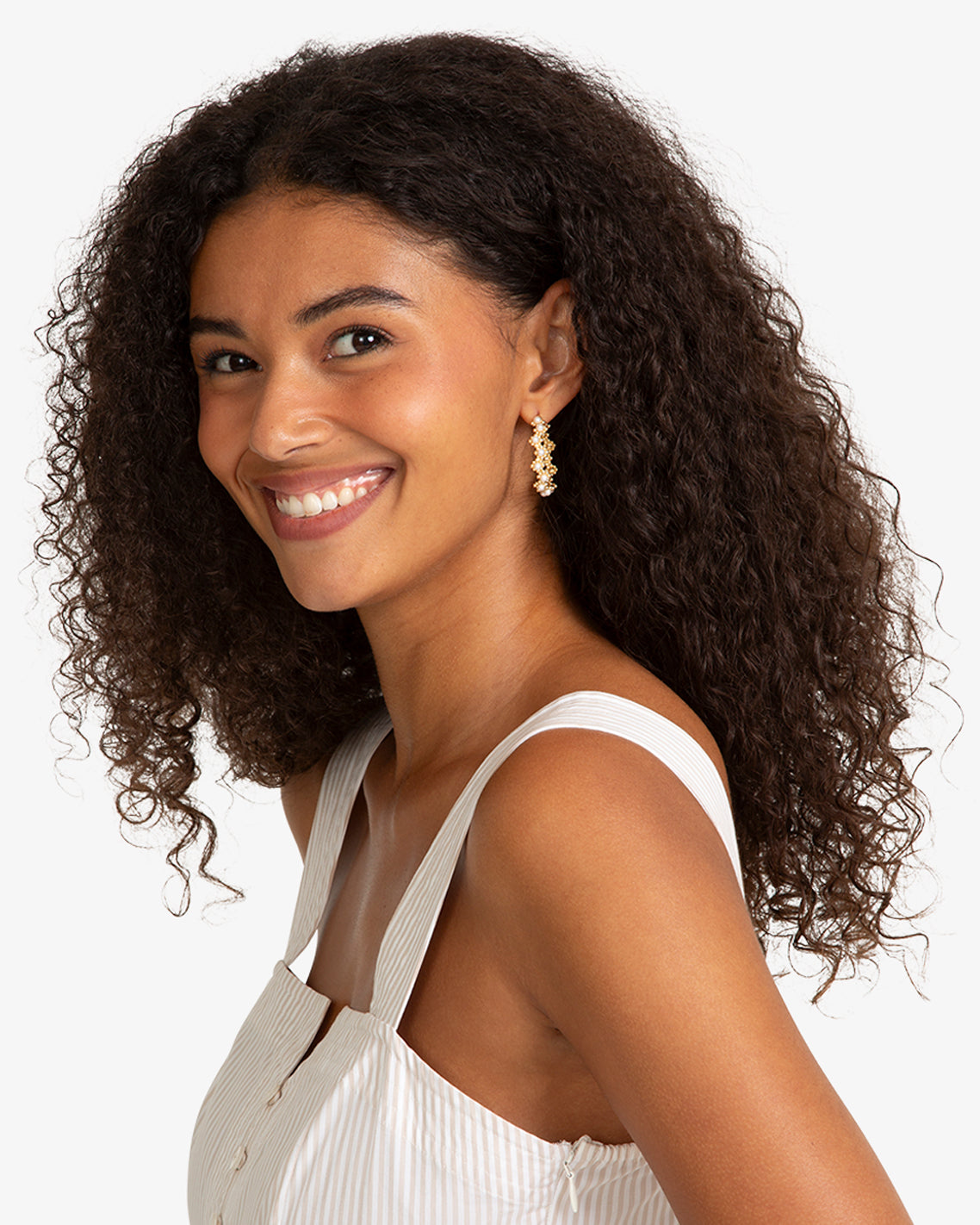 Draper James Gold Hoop Earrings