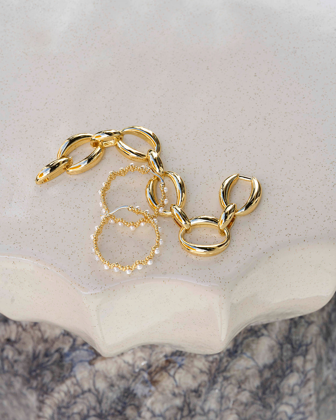 Draper James Gold Hoop Earrings