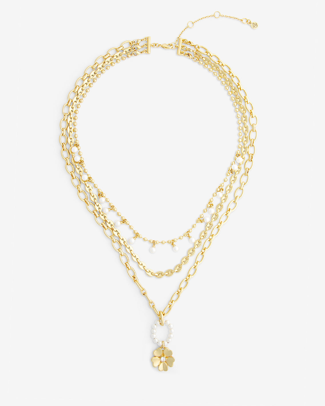 Draper James Gold Tres Chic Layering Necklace