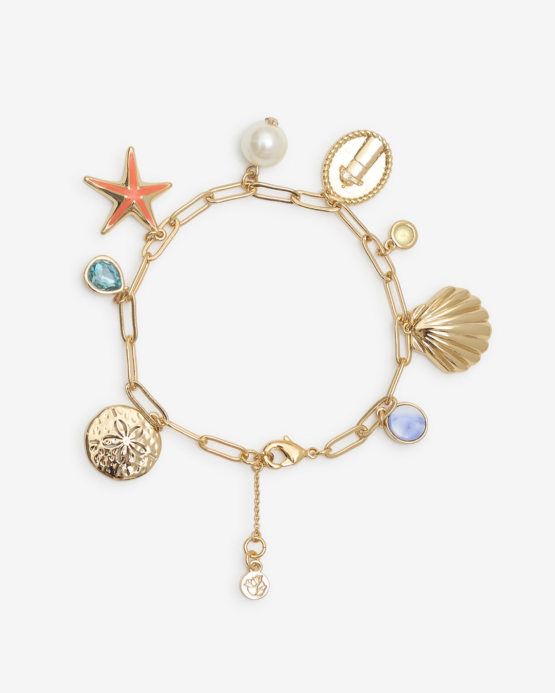 Draper James Gold Seaside Charm Bracelet