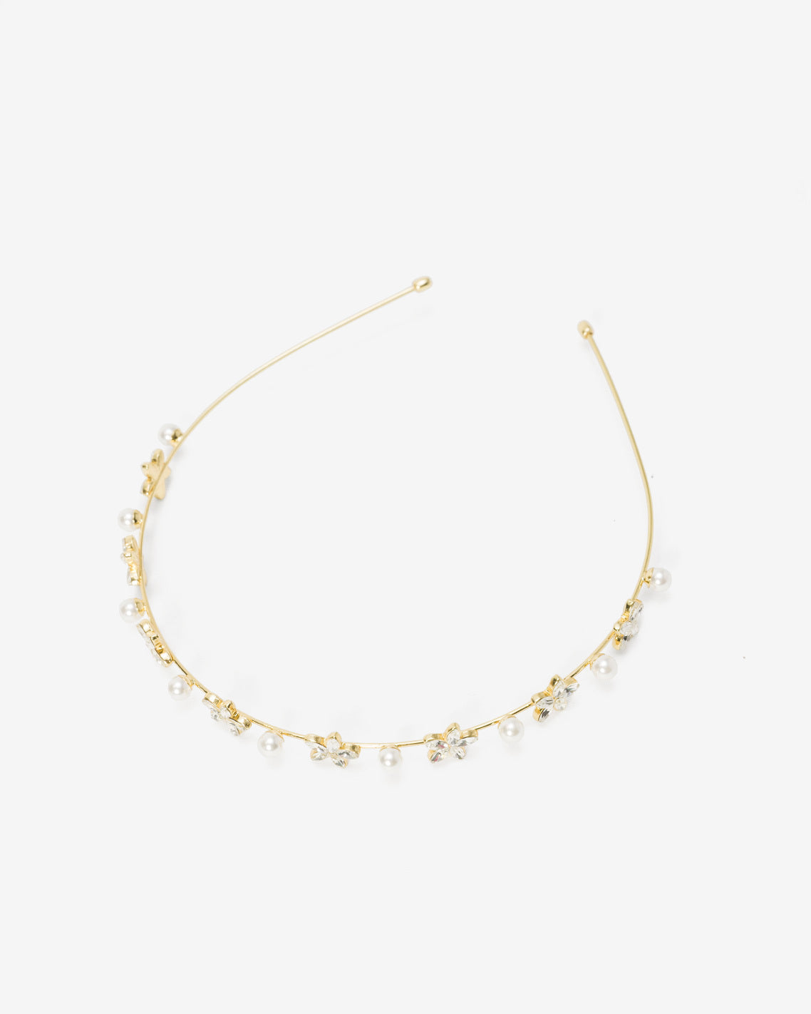 Draper James Multicolor Crystal & Pearl Headband