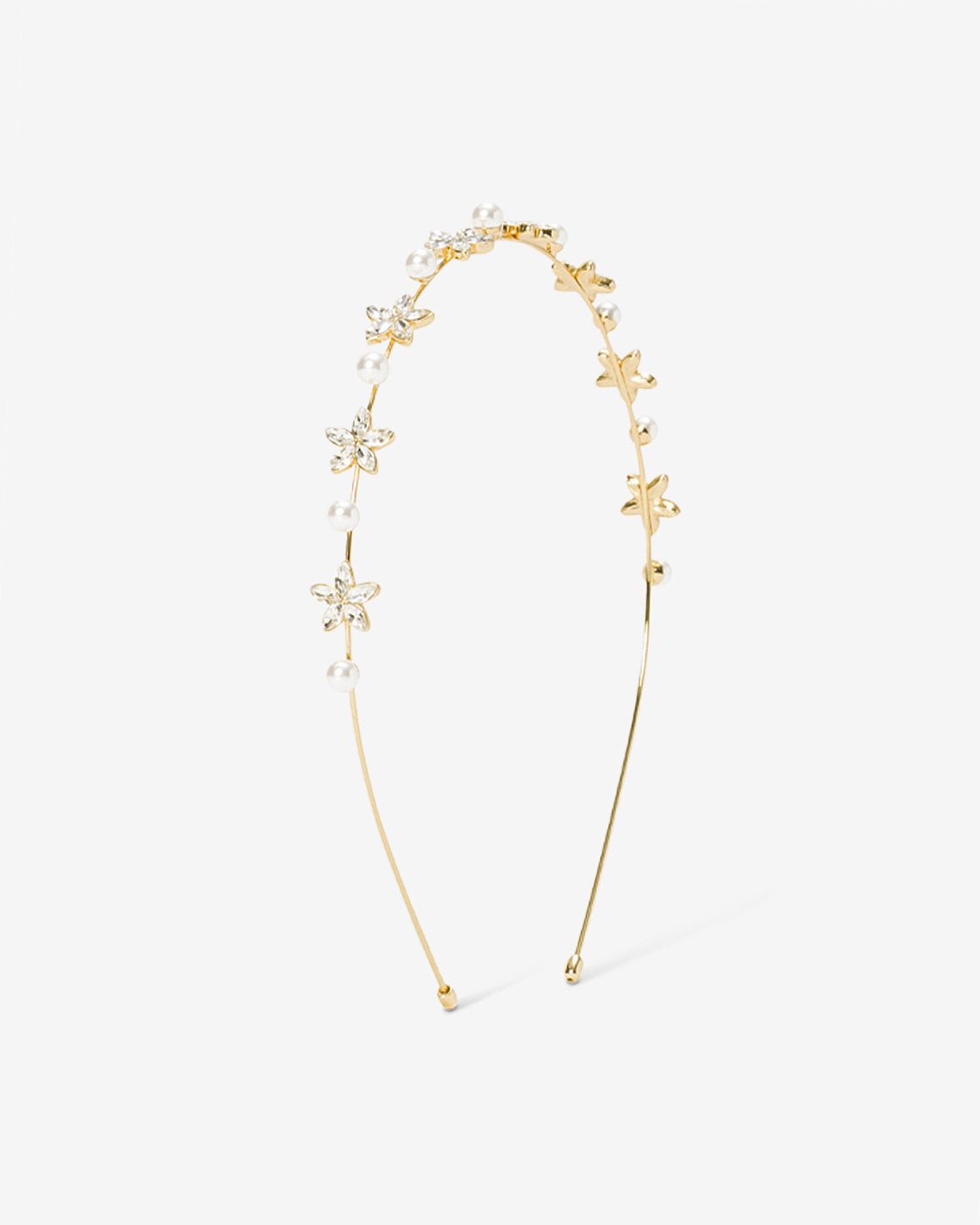 Draper James Multicolor Crystal & Pearl Headband