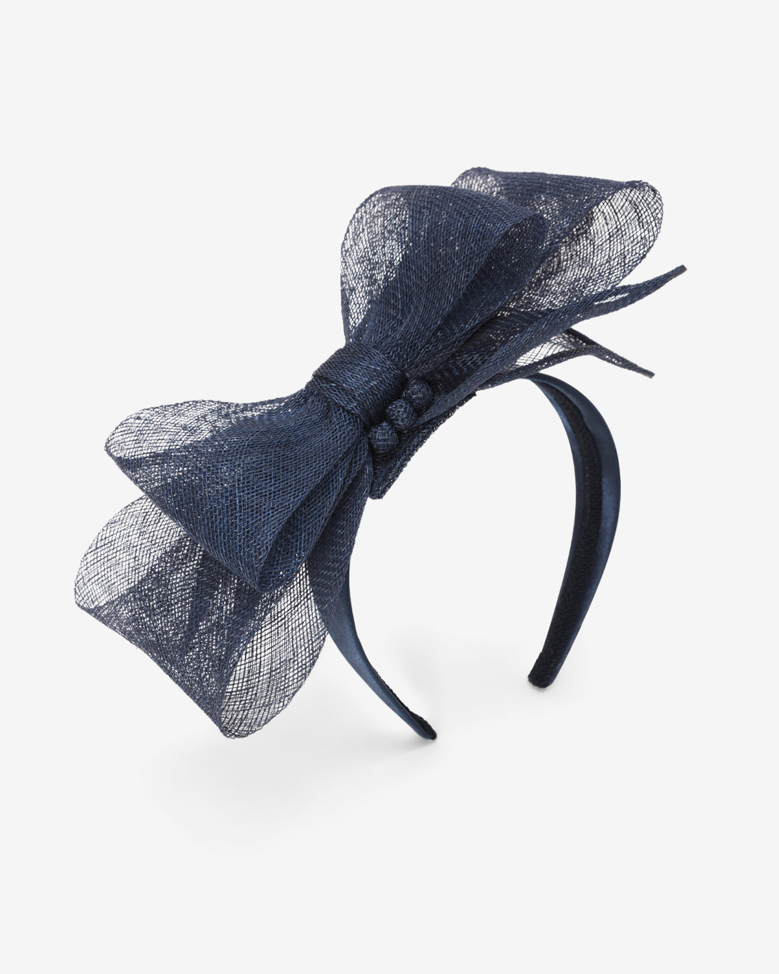 Draper James Nassau Navy Bow Fascinator