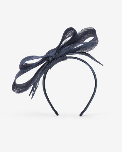 Draper James Nassau Navy Bow Fascinator