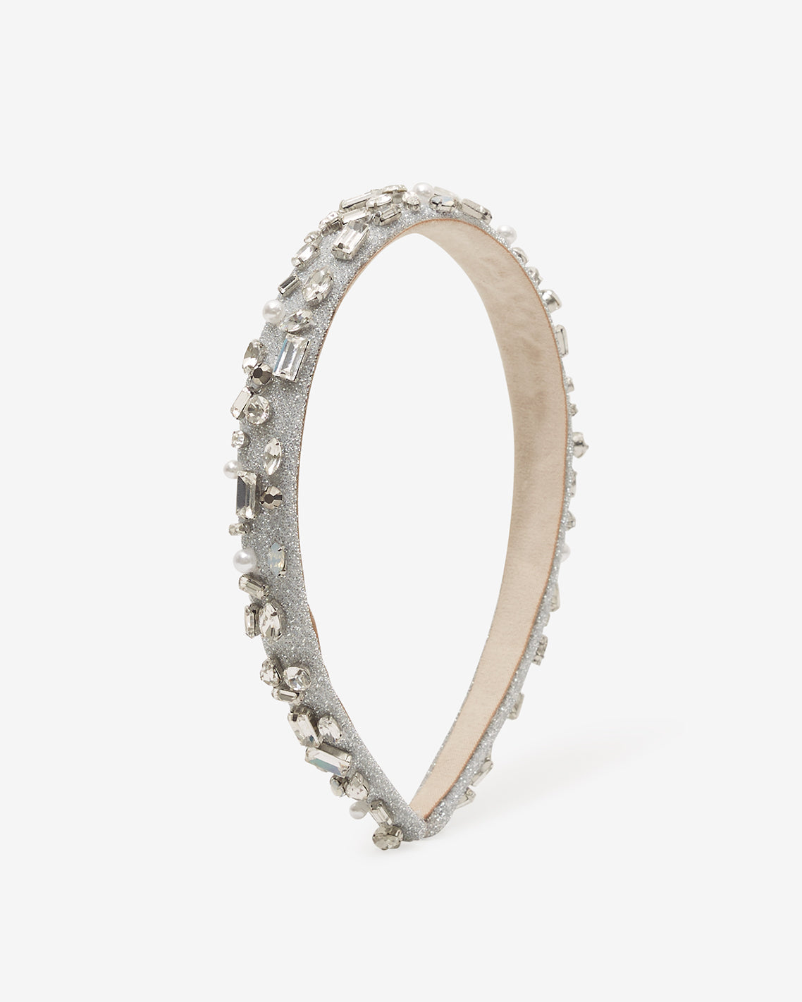 Draper James Silver Jeweled Headband