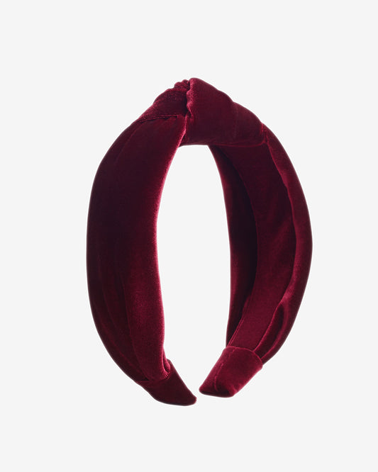 Draper James Deep Berry Knot Headband | Women's Hair Accessories by Draper James