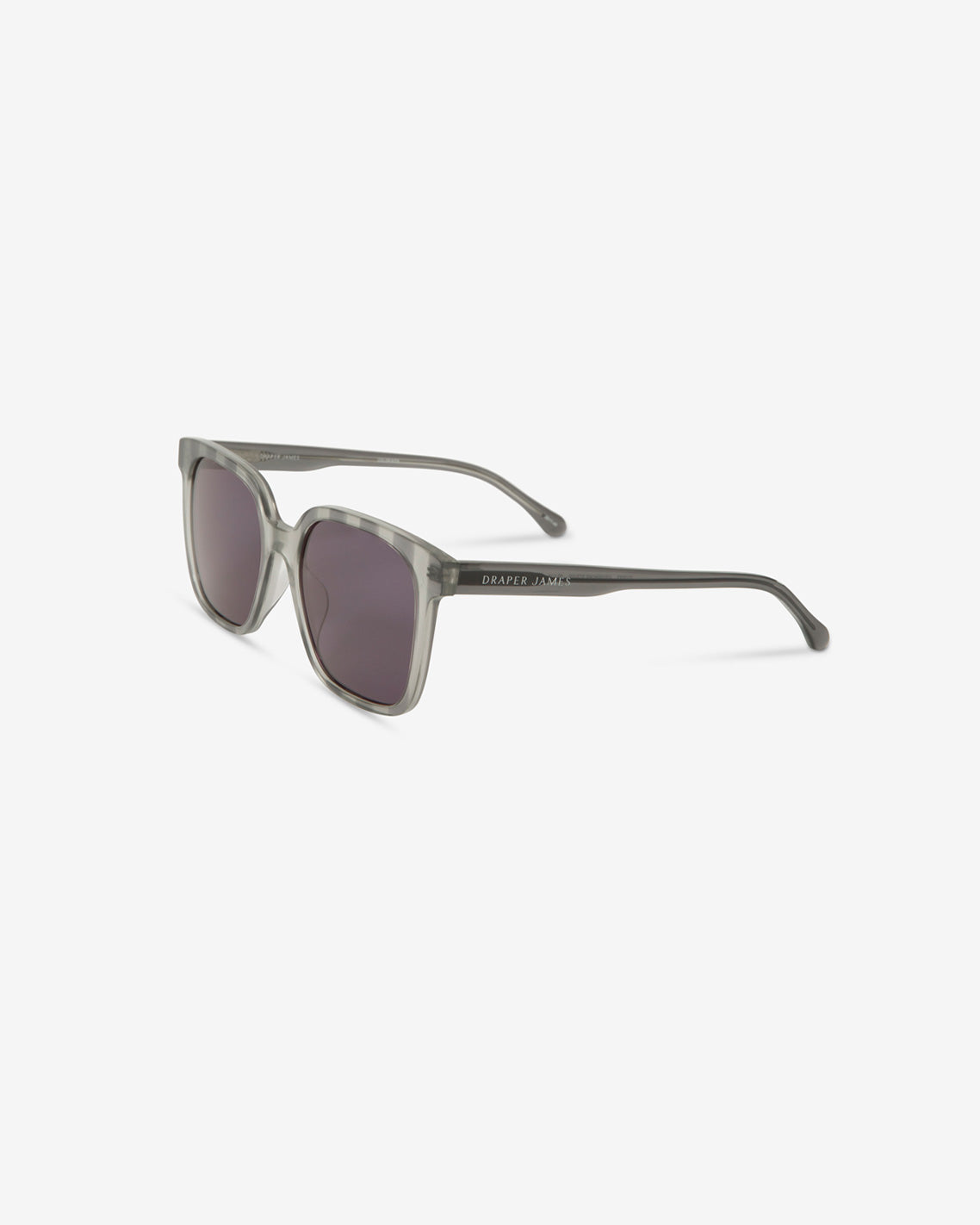 Draper James Black/White Sunglasses in Smoke Stripe