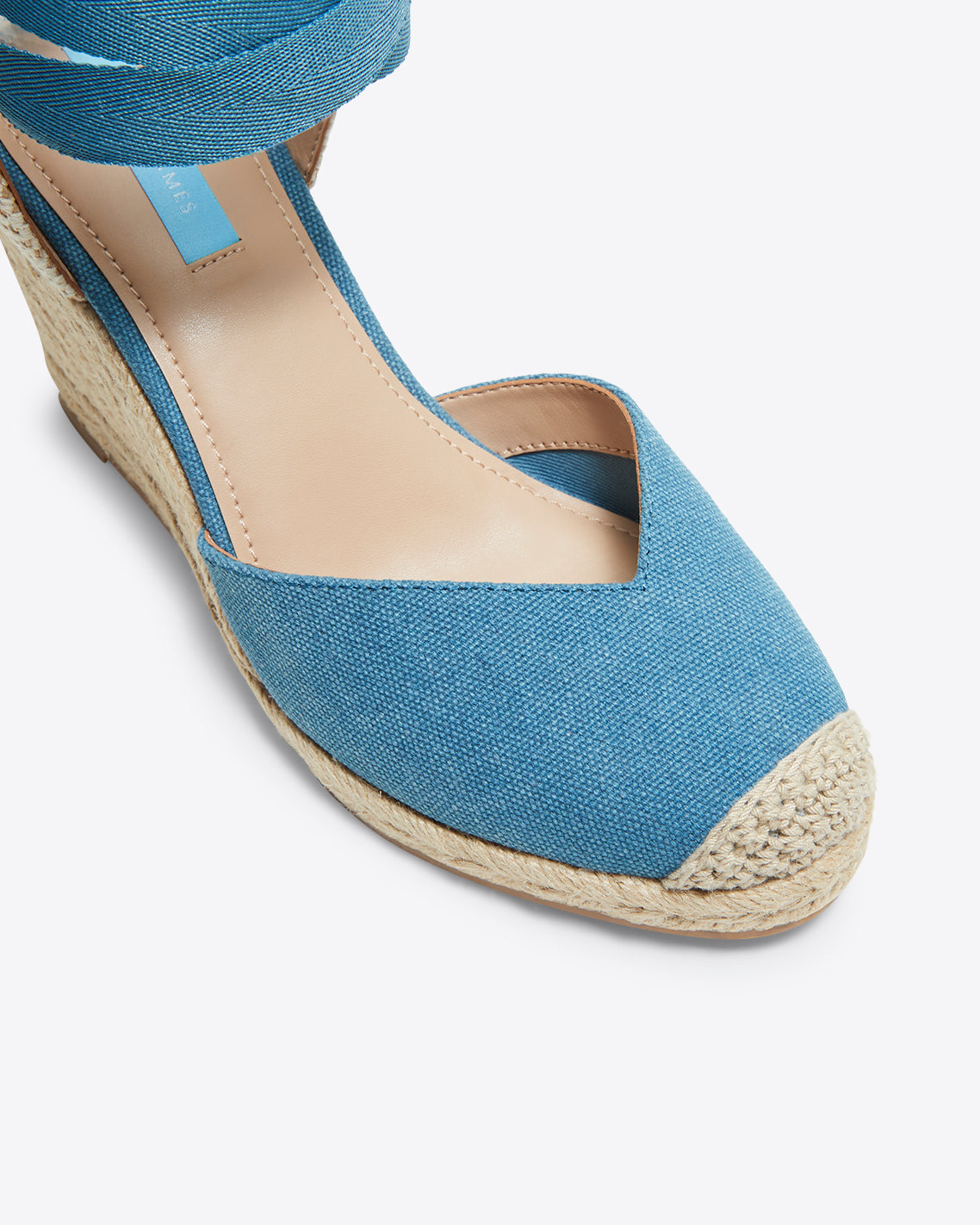 Draper James Blue Espadrille Wedge Sandal | Women's Shoes by Draper James