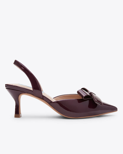 Draper James Purple Tessa Slingback Heel | Women's Shoes by Draper James