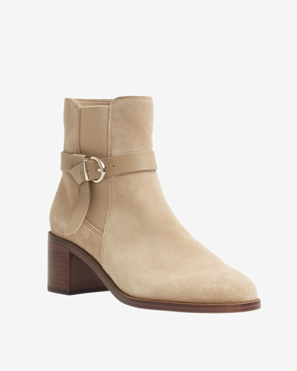 Draper James Taupe Nadia Suede Boots