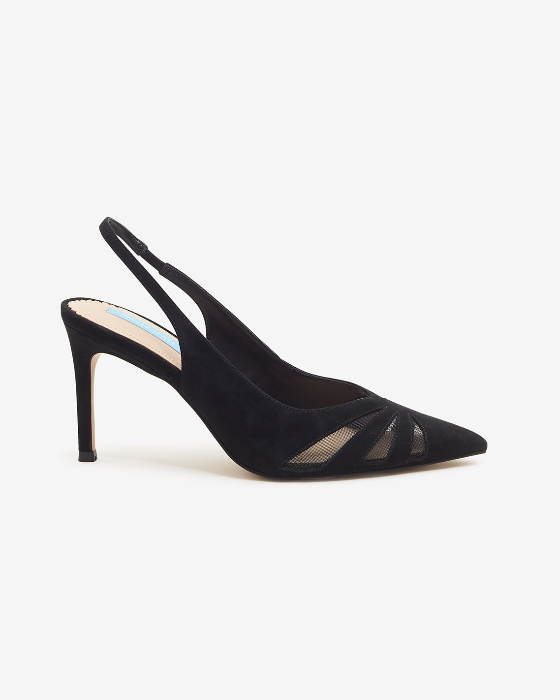 Draper James Belle Meade Black Atlas Heel | Women's Heels & Dress Shoes by Draper James