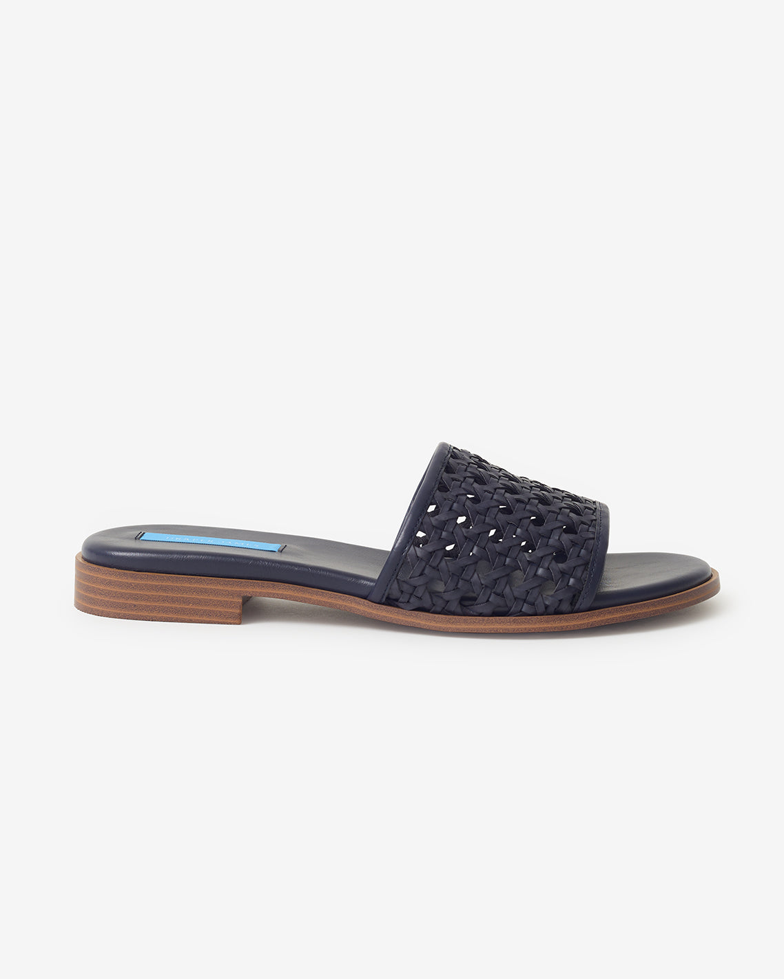 Draper James Nassau Navy Rattan Sandal | Women's Summer Sandals by Draper James