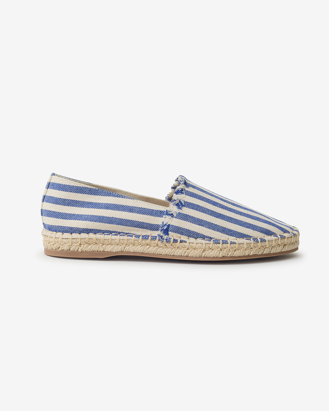 Draper James Blue Awning Stripe Espadrille
