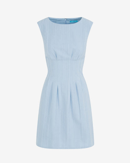 Draper James Blue Multi Cypress Mini Dress