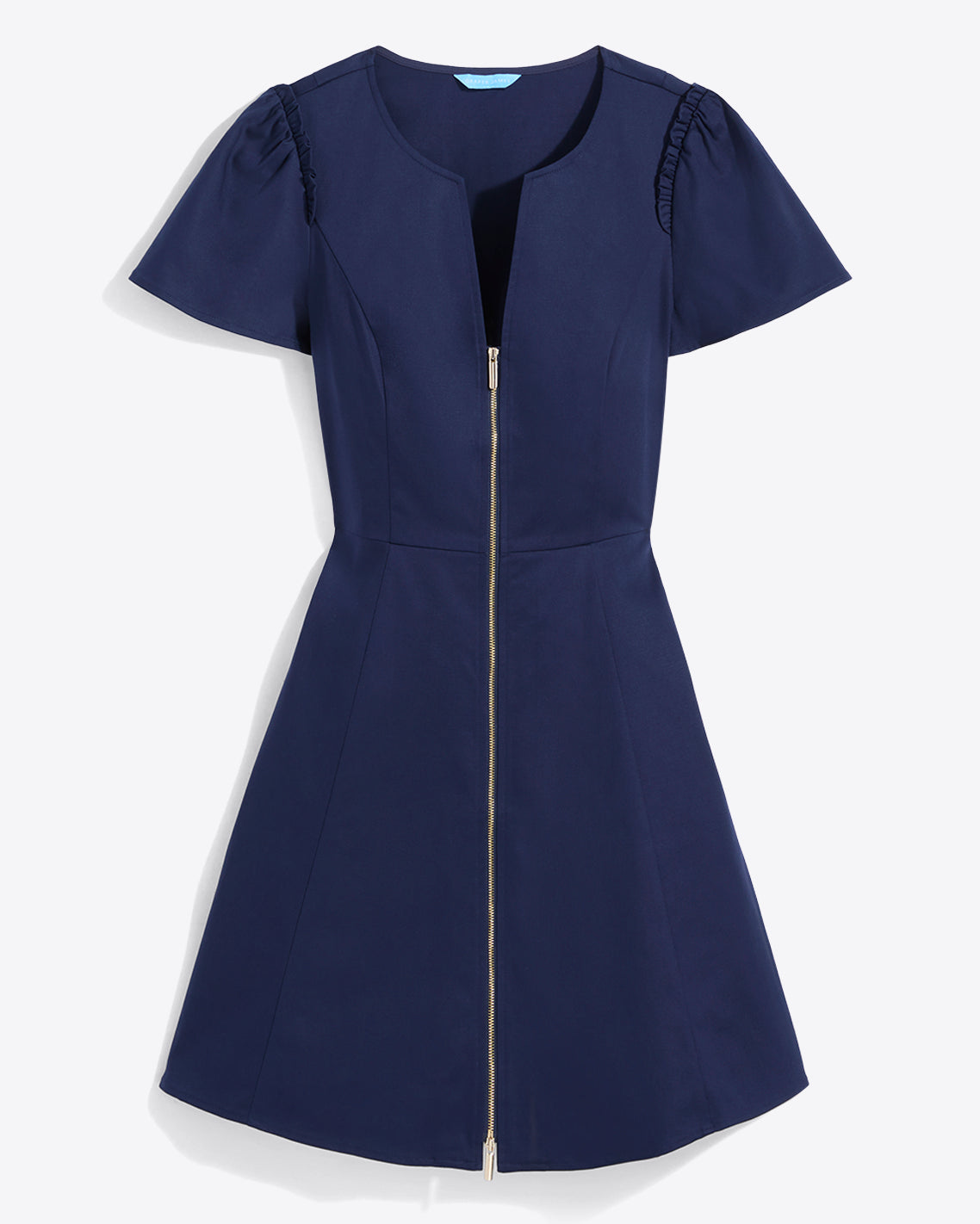 Draper James Nassau Navy Mae Love Circle Dress in Navy