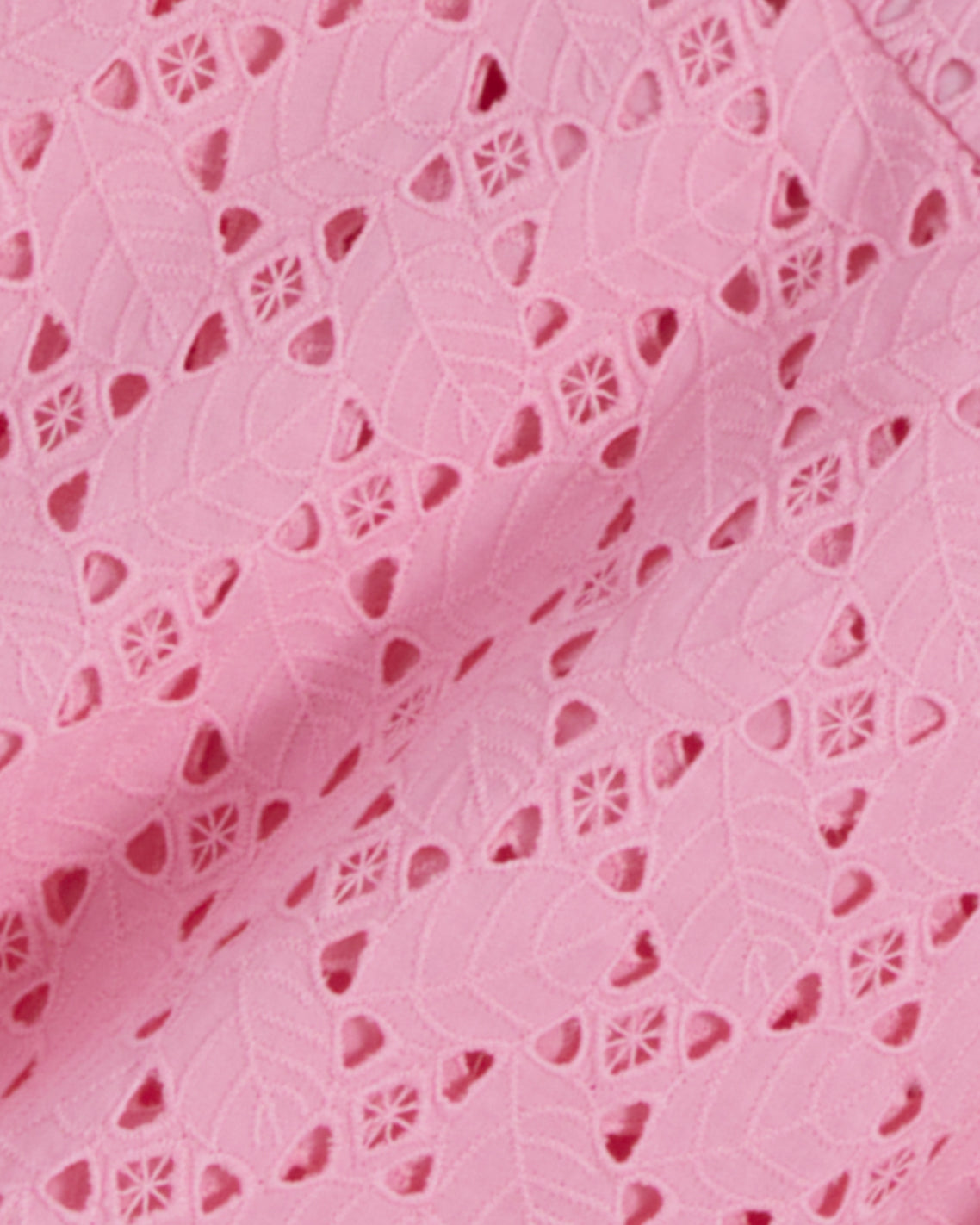 Draper James Sachet Pink Eyelet Caitlyn Midi Dress in Eyelet