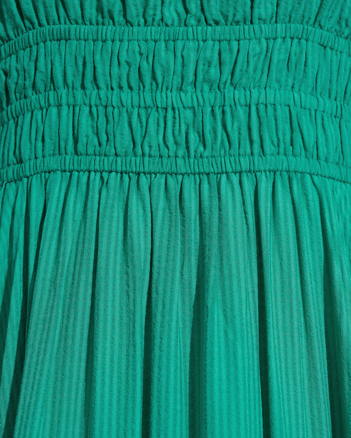 Draper James Green Berkeley Smocked Waist Midi Dress in Green