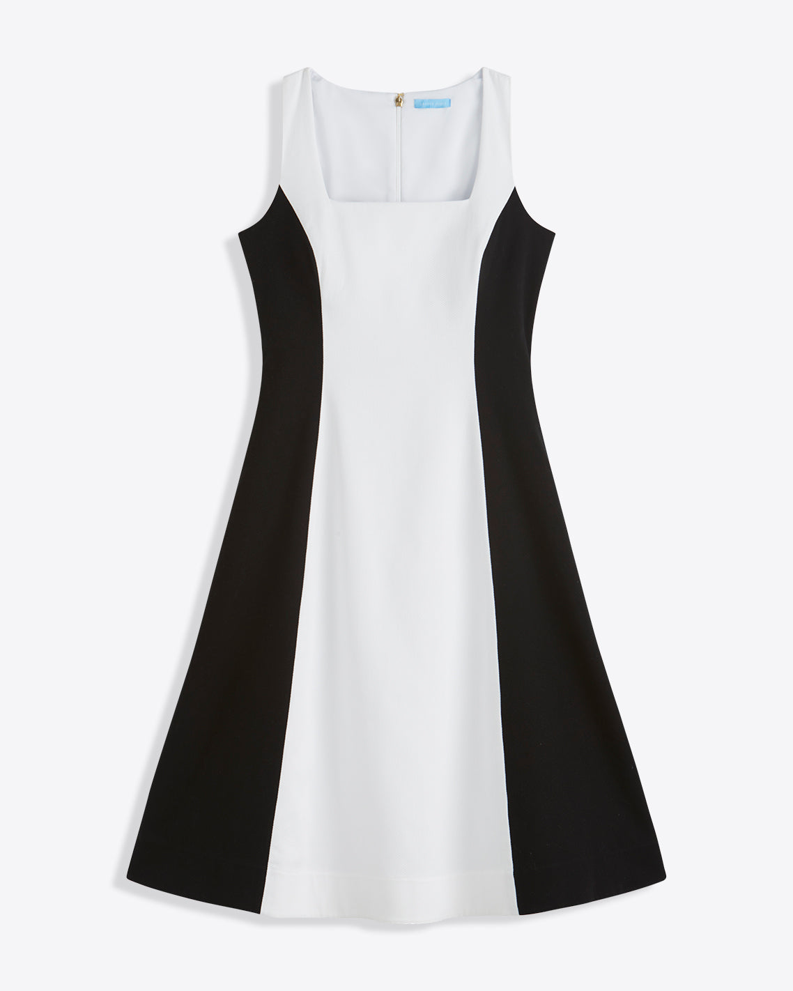 Draper James Black Genevieve Midi Dress in Black and White