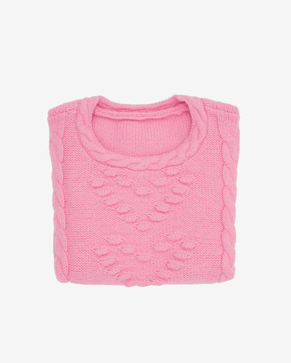 Draper James Pink Heart Sweater | Women's Cozy Knit Sweaters by Draper James