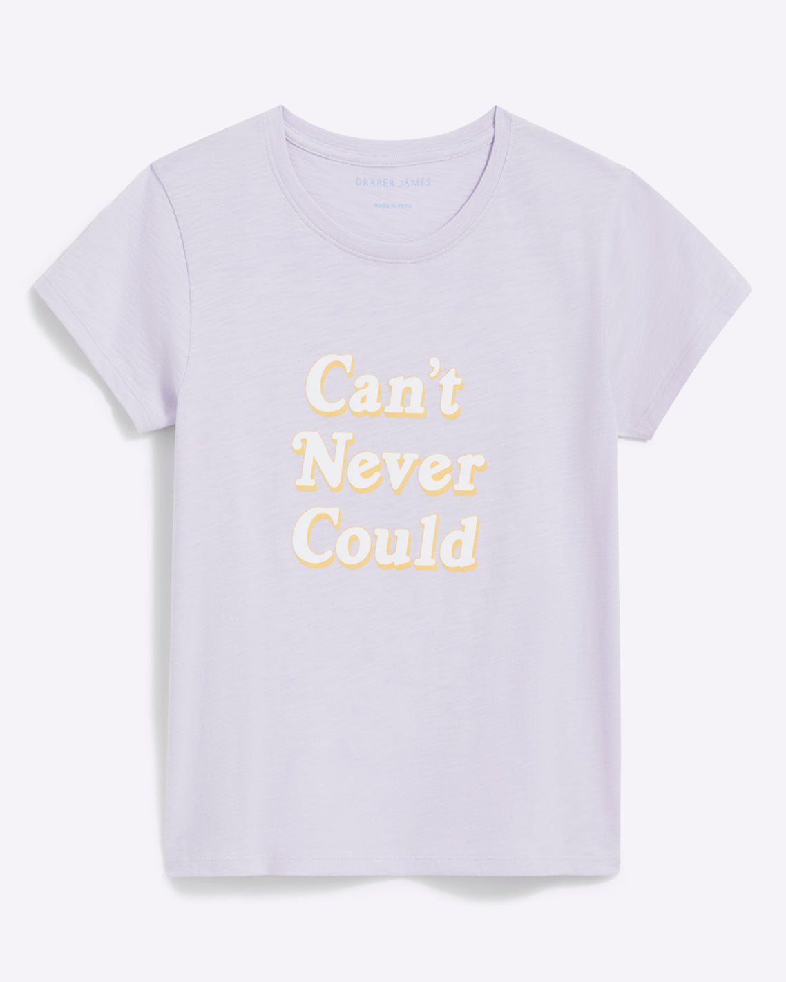 Draper James Purple Can't Never Could T-Shirt