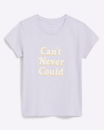 Draper James Purple Can't Never Could T-Shirt