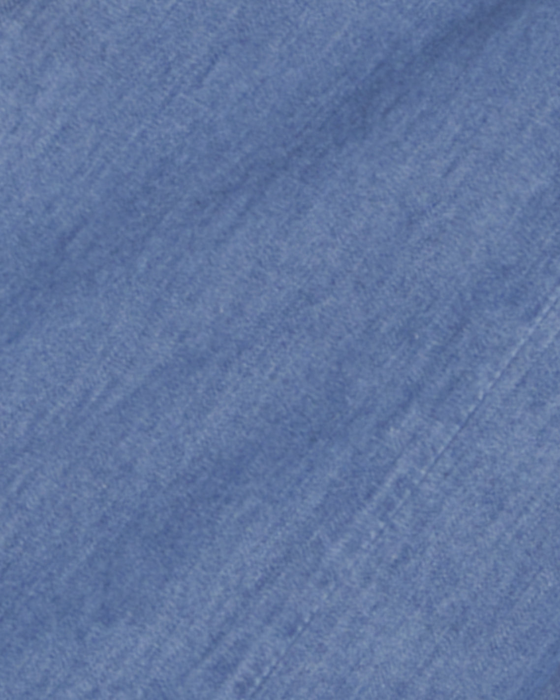 Draper James Medium Wash Chambray Connie Long Sleeve Top in Chambray