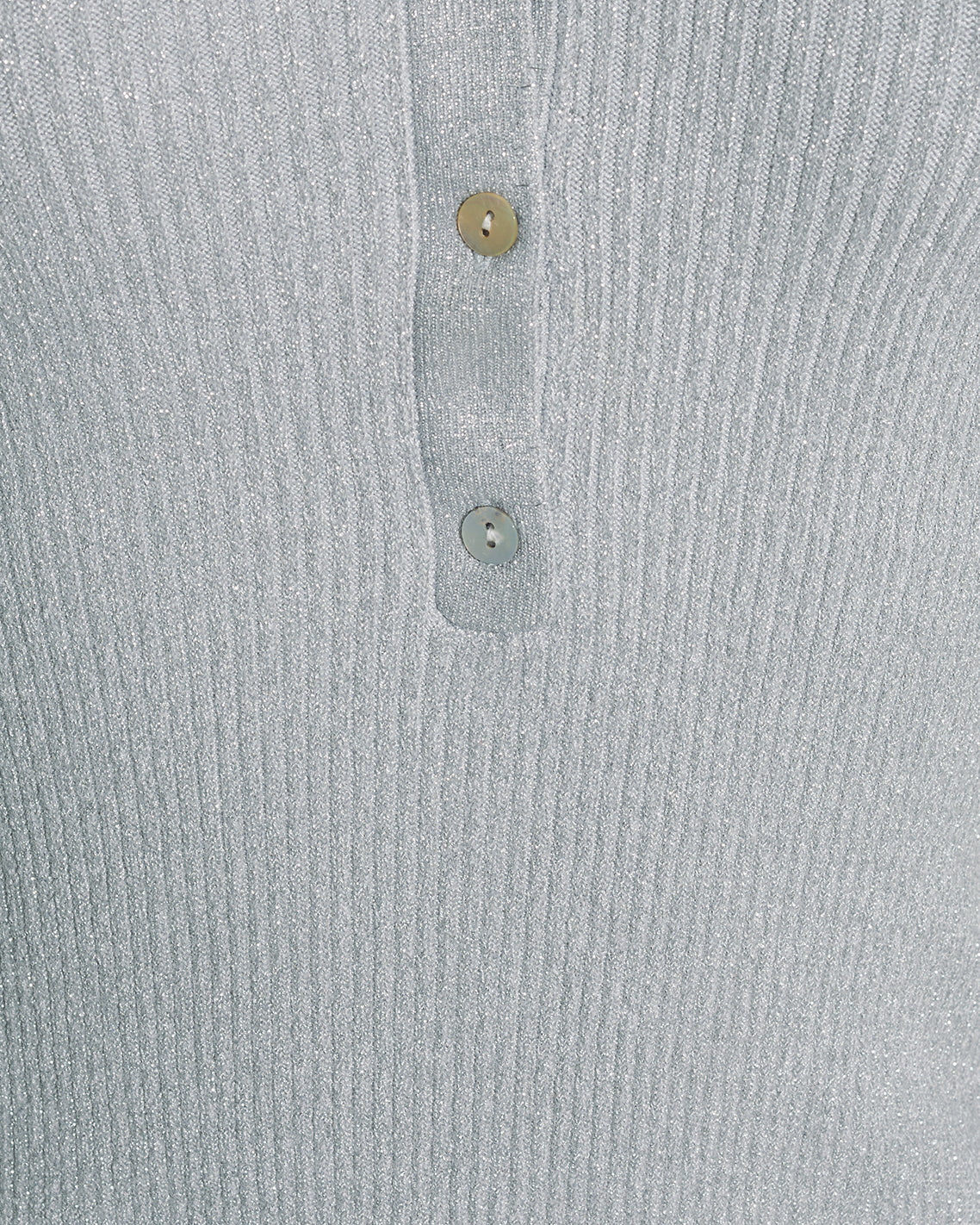 Draper James Grey Sweater Polo in Silver