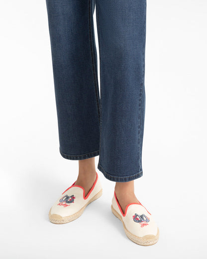 Draper James Natural Soludos Lucky You Espadrilles
