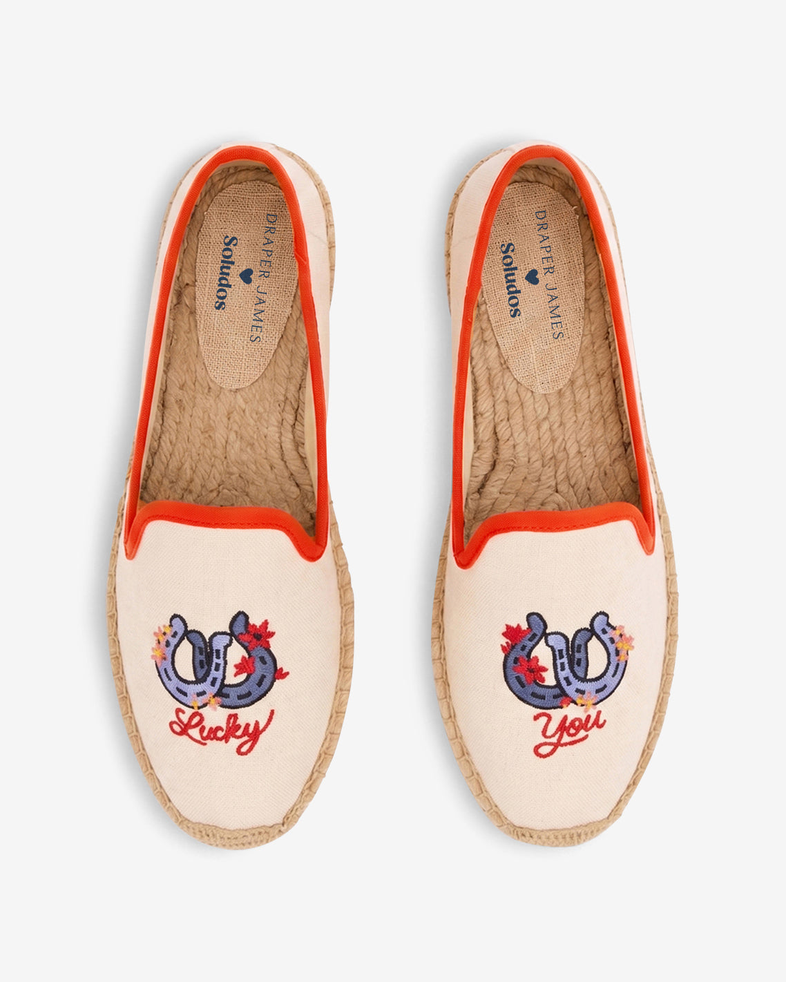 Draper James Natural Soludos Lucky You Espadrilles