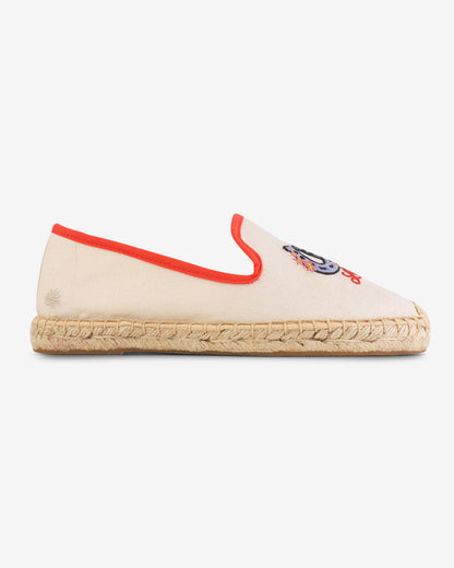 Draper James Natural Soludos Lucky You Espadrilles