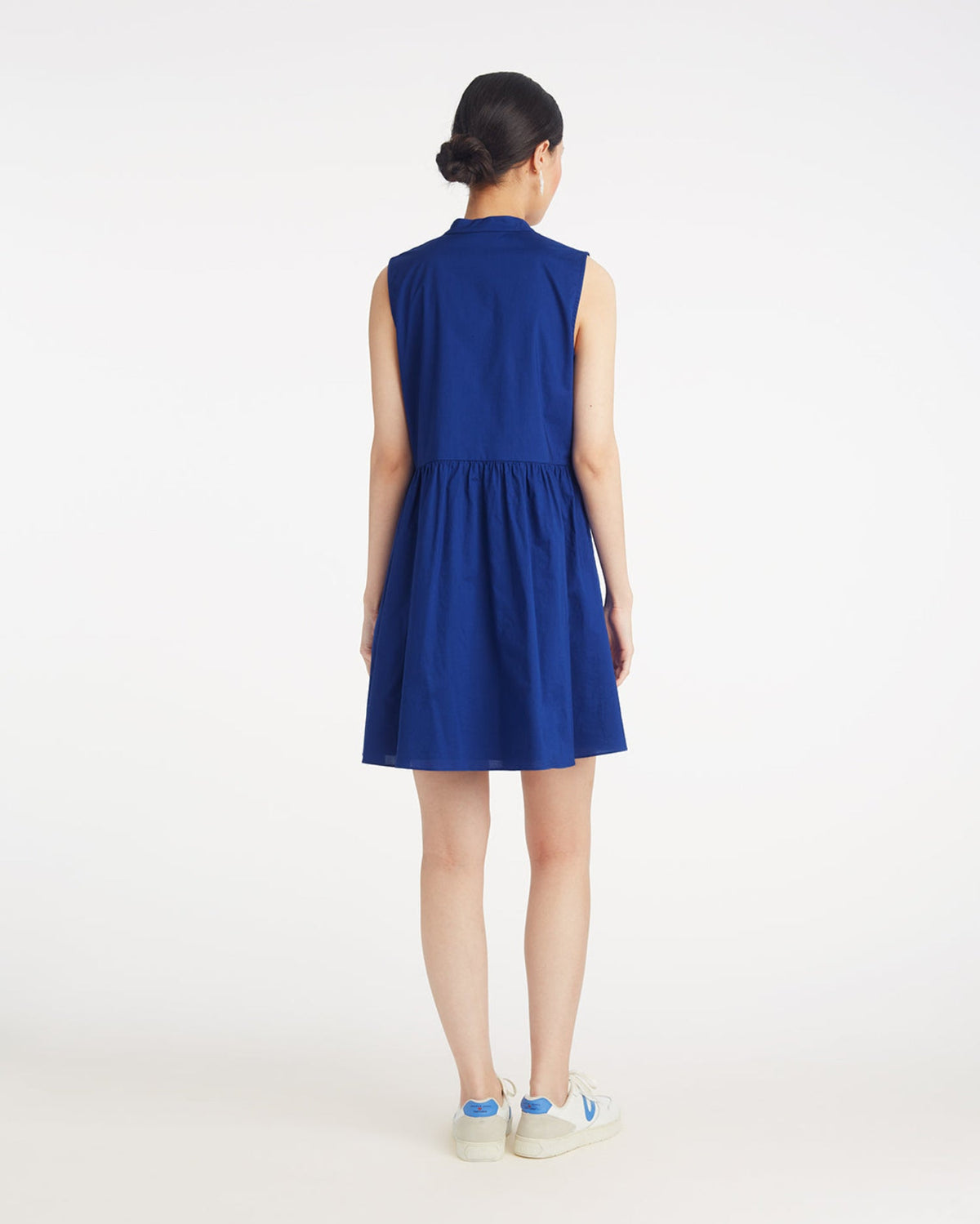 Draper James Daisy Lace Sami Sleeveless Shirtdress in Daisy Lace