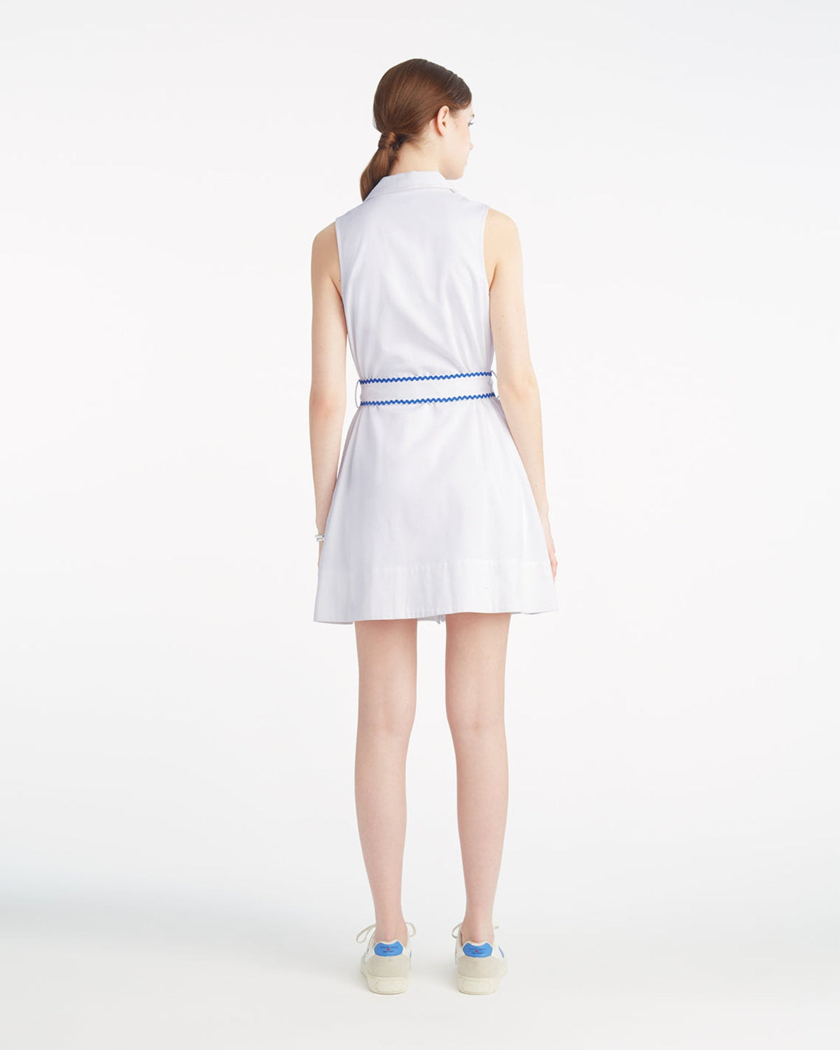 Draper James Magnolia White Gracie Mini Dress in Ric Rac